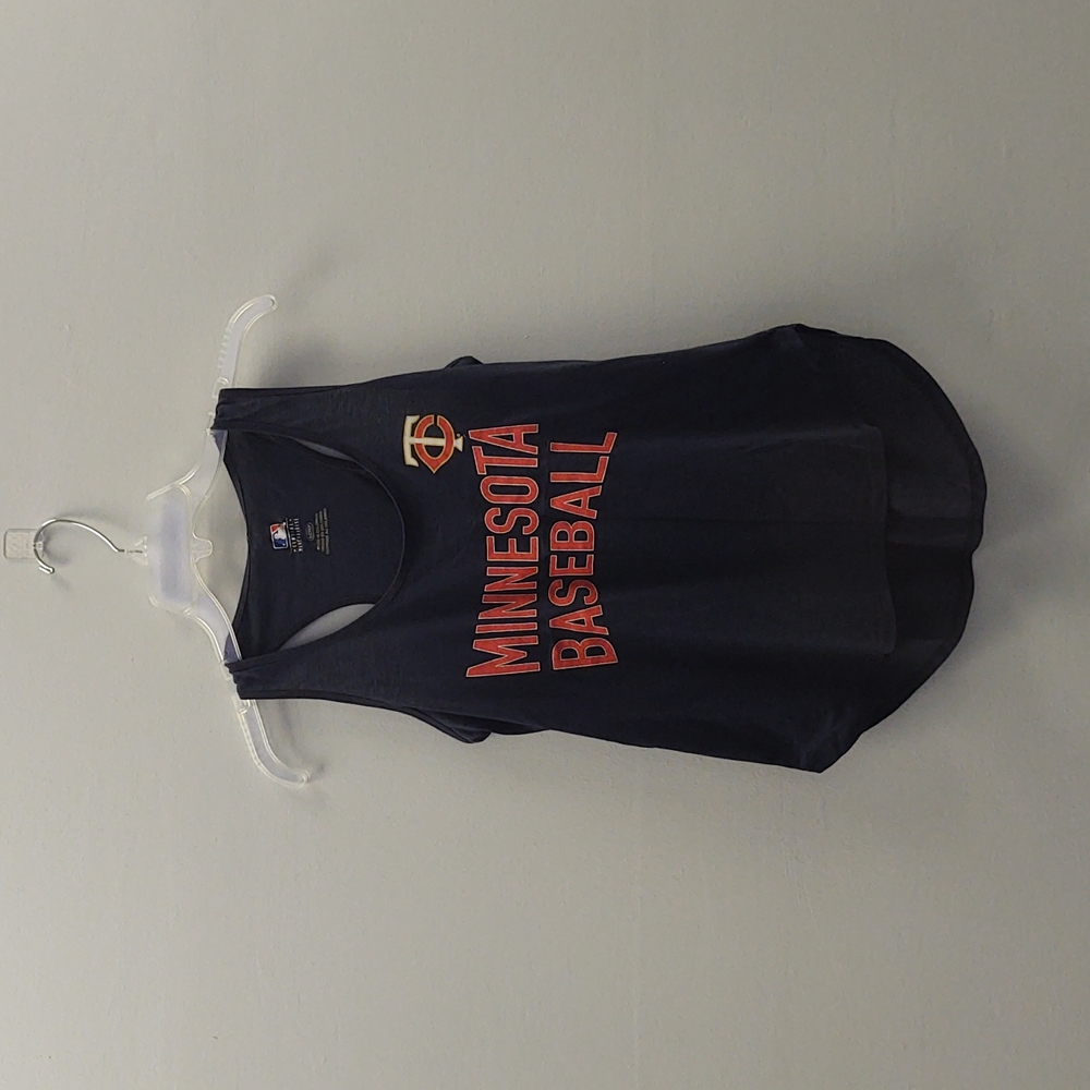 Minnesota Baseball Navy Hi Lo Trapeze Style Tank - NWT
